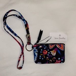 Vera Bradley Iconic Zip ID Lanyard
